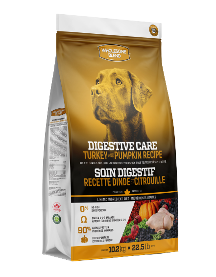 WHOLESOME BLEND DIGESTIVE CARE - DOG FOOD 22.5 lb