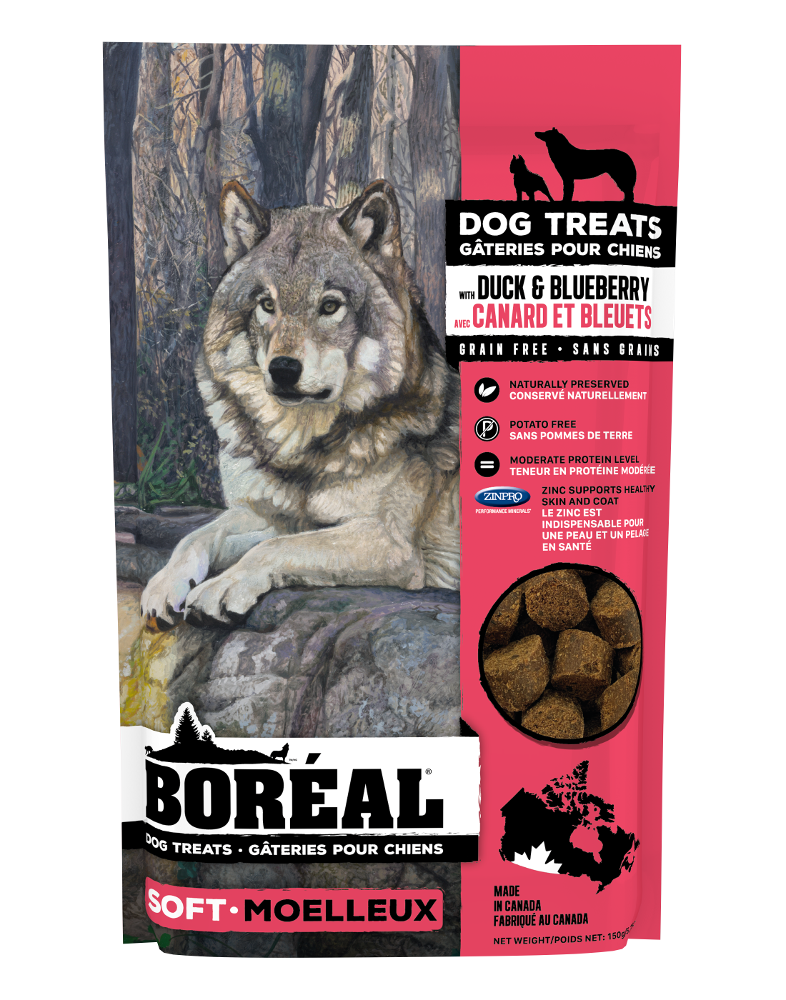 BORÉAL DUCK & BLUEBERRY DOG TREATS