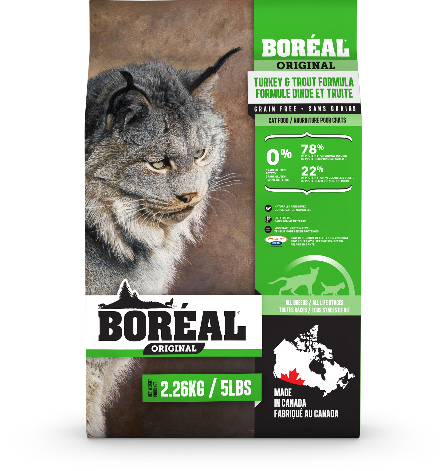 BOREAL ORIGINAL TURKEY TROUT - CAT FOOD