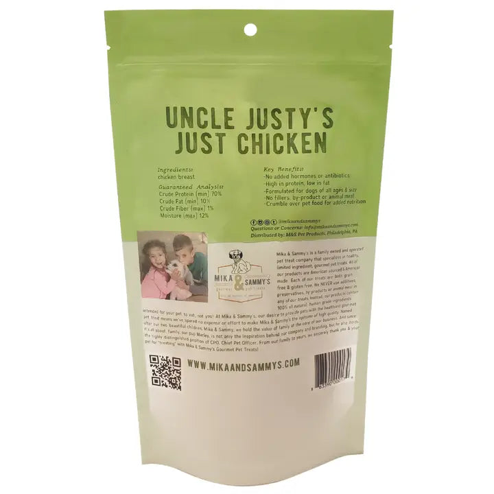 Mika & Sammy's Uncle Justy's Just Chicken 5 oz