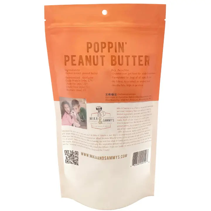 Mika & Sammy's Poppin’ Peanut Butter 5 oz