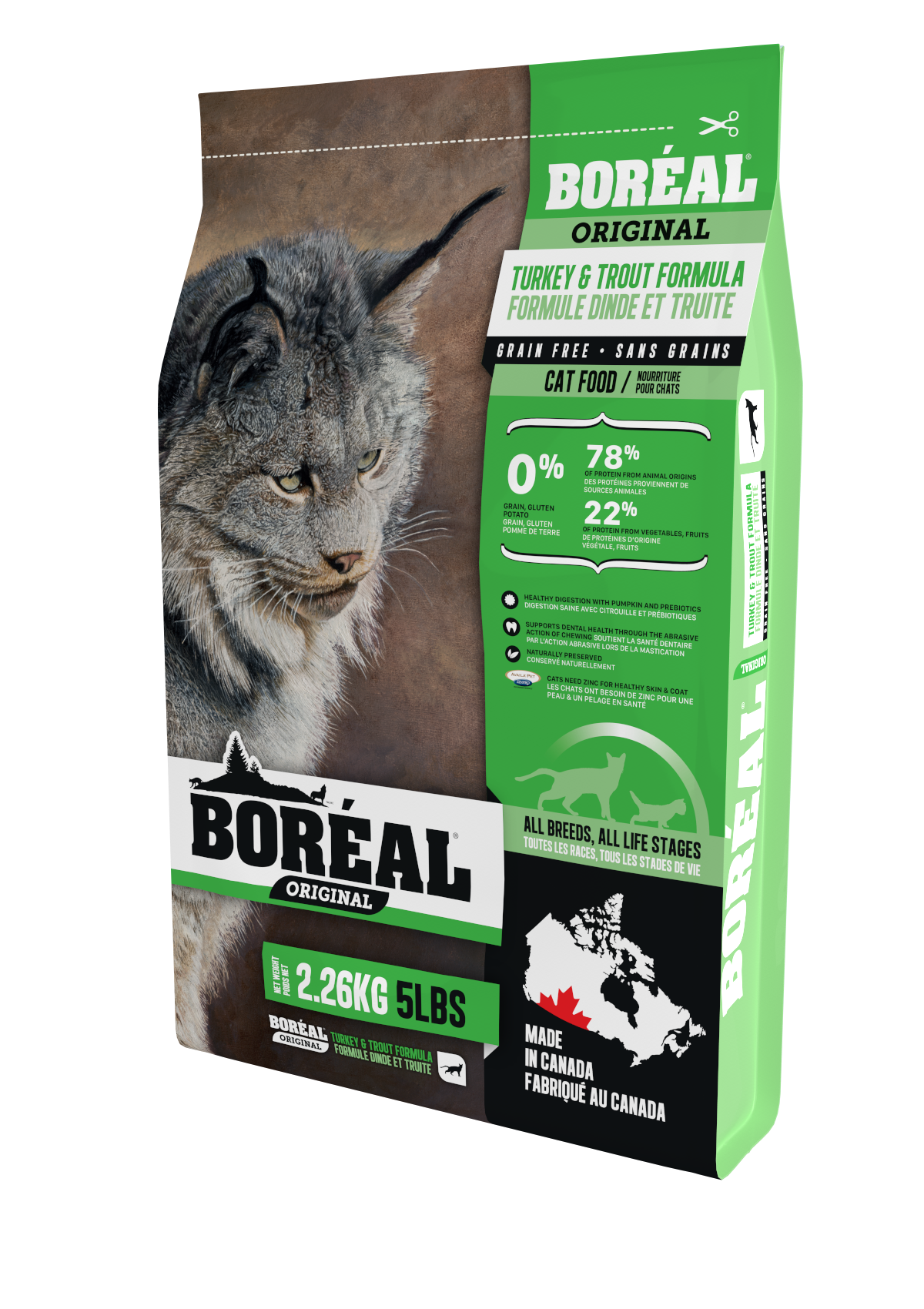 BOREAL ORIGINAL TURKEY TROUT - CAT FOOD