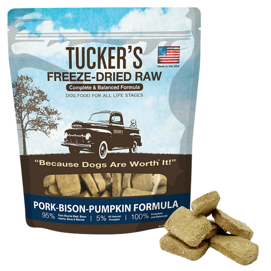 TUCKER'S FREEZE-DRIED PORK BISON PUMPKIN