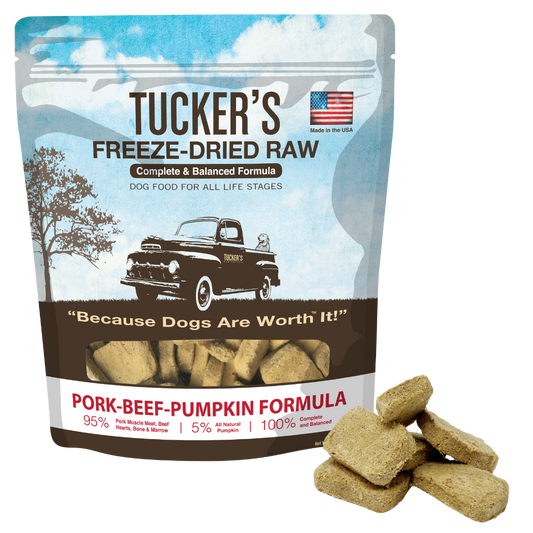 TUCKER'S FREEZE-DRIED PORK BEEF PUMPKIN