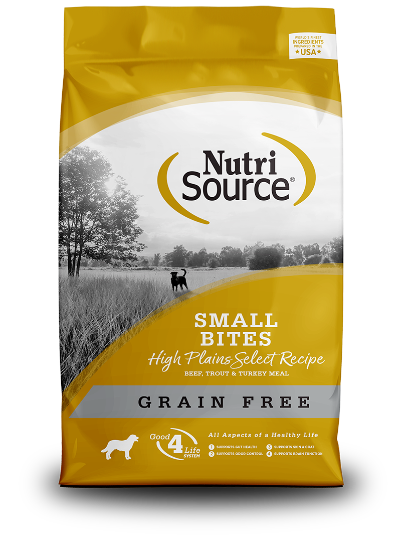 NUTRISOURCE SMALL BITES HIGH PLAINS - DOG FOOD