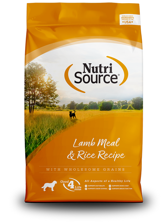 NUTRISOURCE LAMB & RICE - DOG FOOD