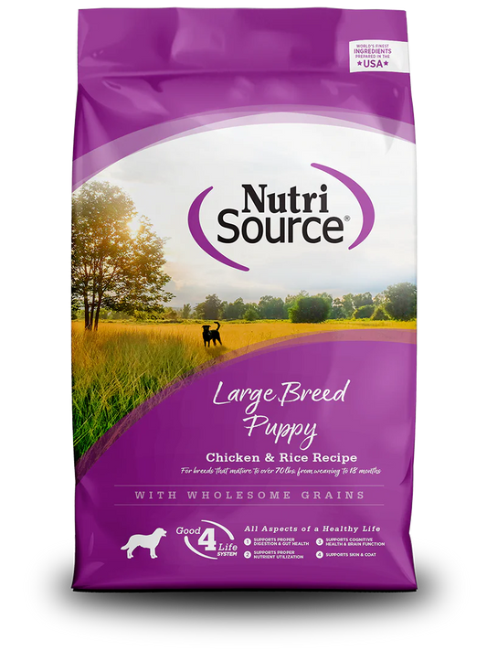 NUTRISOURCE  LARGE BREED PUPPY -  DOG FOOD