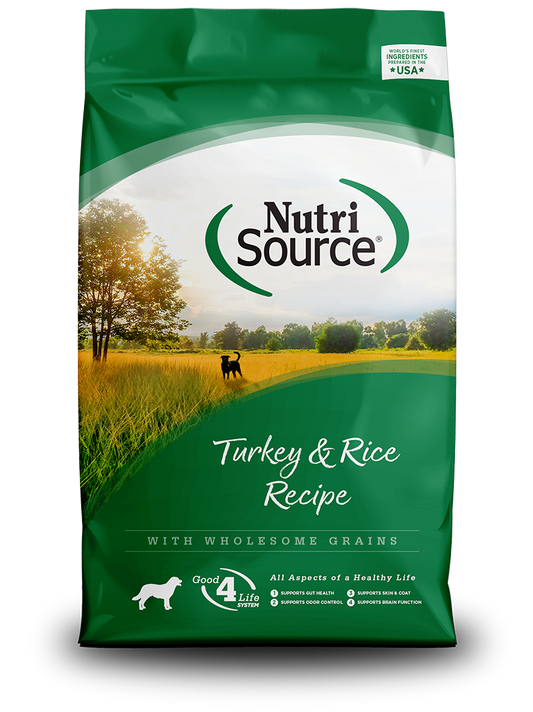 NUTRISOURCE TURKEY & RICE - DOG FOOD
