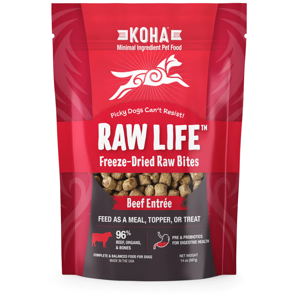 KOHA FREEZE-DRIED RAW BITES BEEF 14 oz