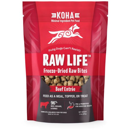 KOHA FREEZE-DRIED RAW BITES BEEF 14 oz