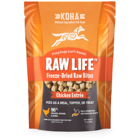 KOHA FREEZE-DRIED RAW CHICKEN BITES 14 oz