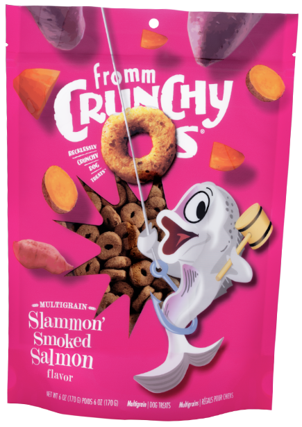FROMM CRUNCHY O's SLAMMON SALMON