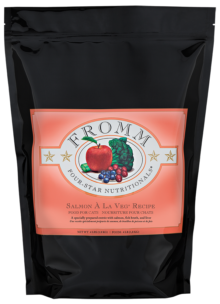 FROMM FOUR-STAR SALMON A LA VEG CAT FOOD