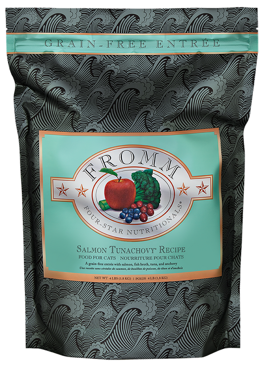 FROMM FOUR-STAR SALMON TUNACHOVY CAT FOOD