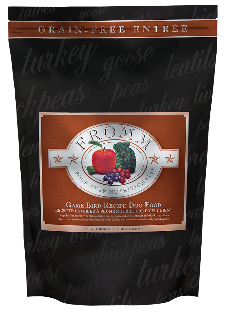 FROMM FOUR-STAR GAME BIRD DRY GRAIN FREE DOG FOOD