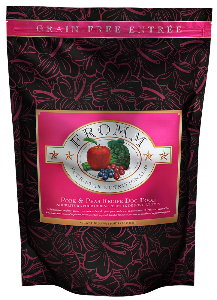 FROMM FOUR-STAR PORK & PEAS DRY GRAIN FREE DOG FOOD