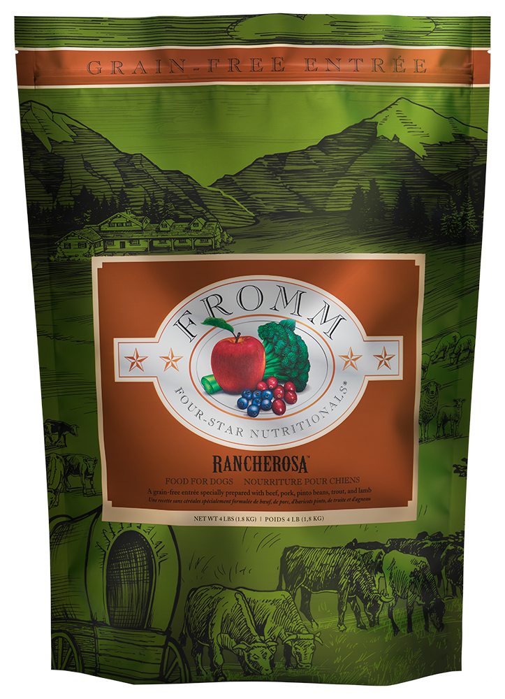 FROMM FOUR-STAR RANCHEROSA DRY GRAIN FREE DOG FOOD