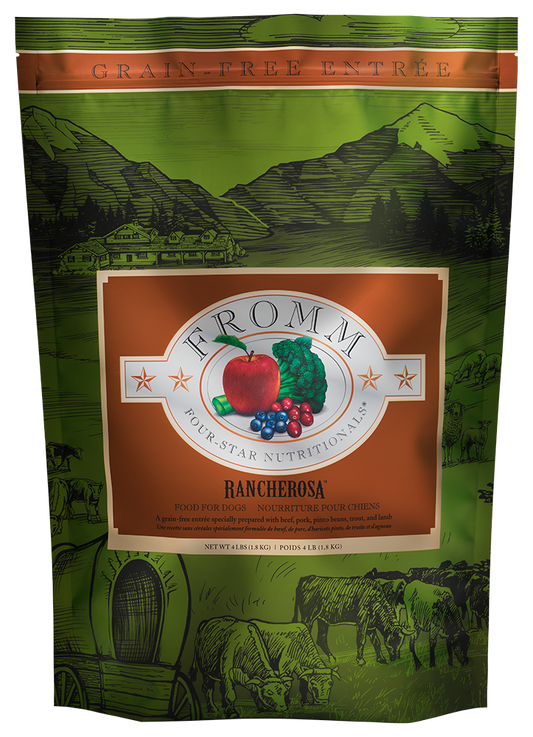 FROMM FOUR-STAR RANCHEROSA DRY GRAIN FREE DOG FOOD