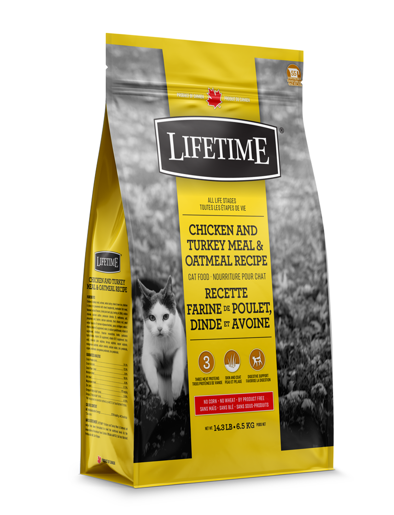 NUTRECO LIFETIME CHICKEN, TURKEY & OATMEAL - CAT FOOD