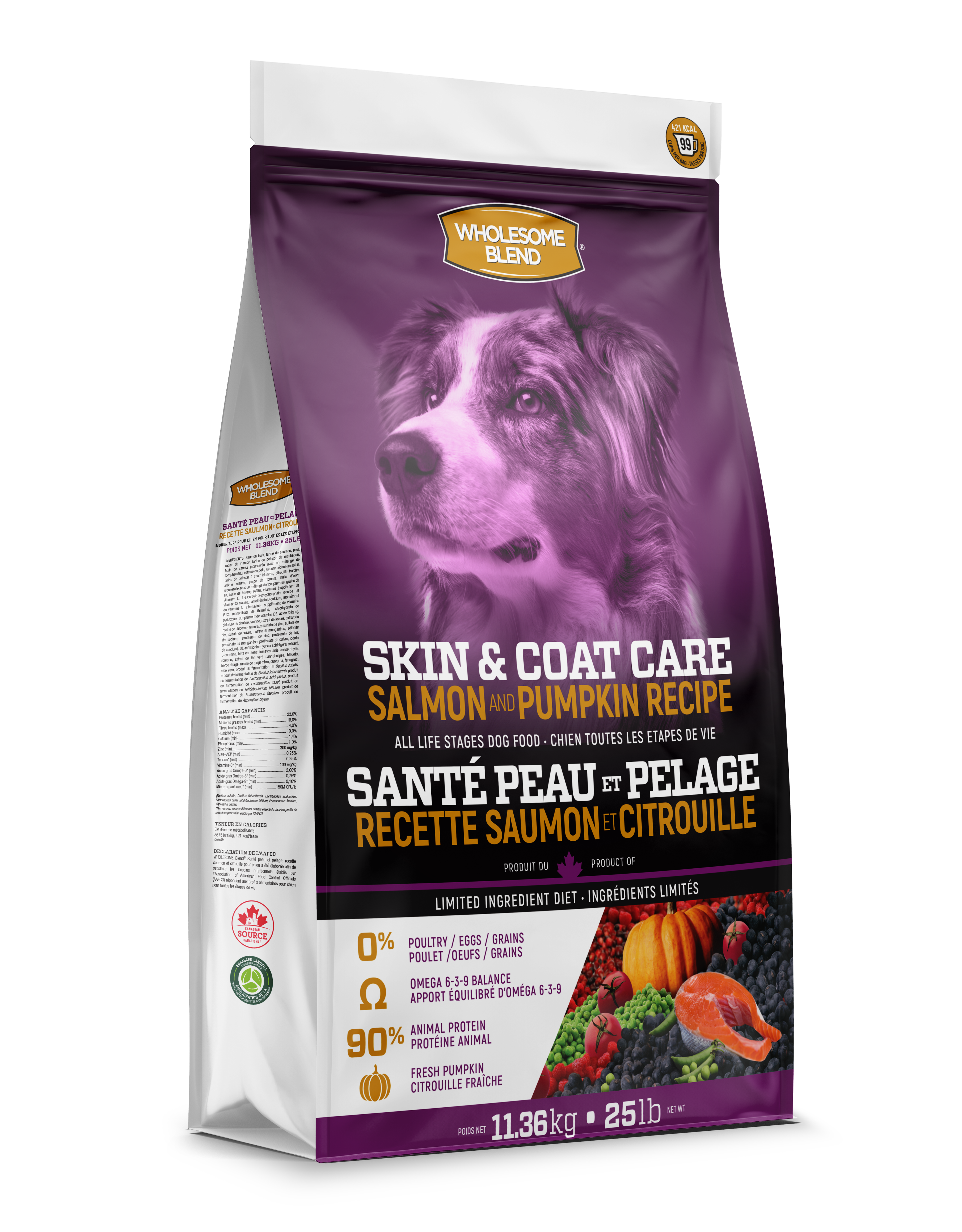 Wholesome blend dog food best sale