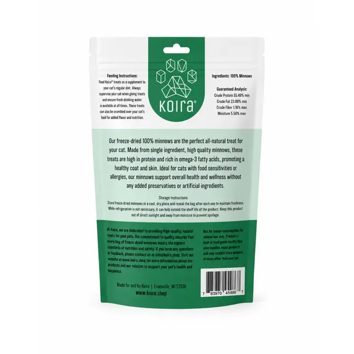 100% Freeze-Dried Minnows 2 oz