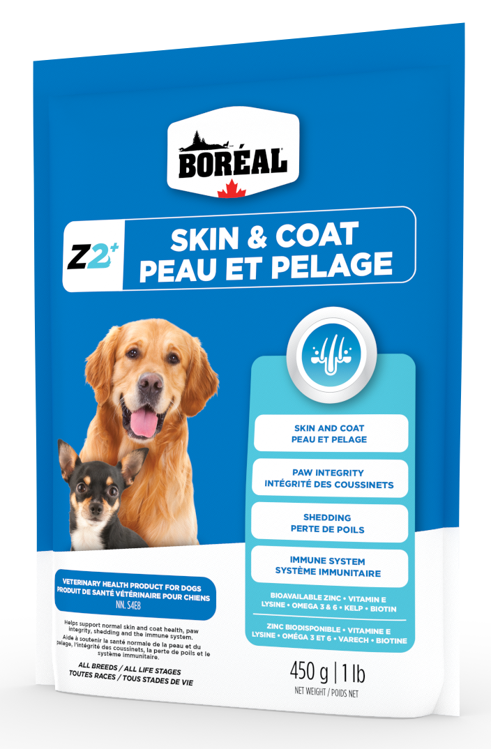 BORÉAL Z2+ Skin and Coat Supplement for Dogs 1 lb