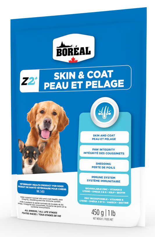 BORÉAL Z2+ Skin and Coat Supplement for Dogs 1 lb
