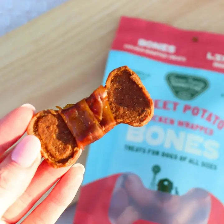 Gaines Chicken Wrapped Sweet Potato Bones 8 oz