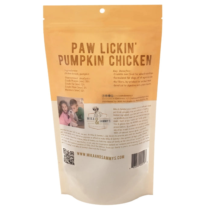 Mika & Sammy's Paw Lickin' Pumpkin Chicken 5 oz