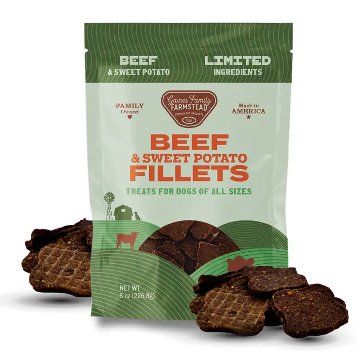 Gaines Beef & Sweet Potato Fillets 8 oz