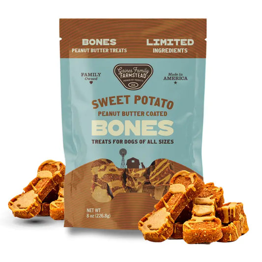 Gaines Peanut Butter Sweet Potato Bones 8 oz