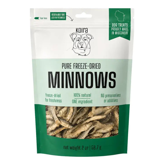 100% Freeze-Dried Minnows Dog Treats 2 oz