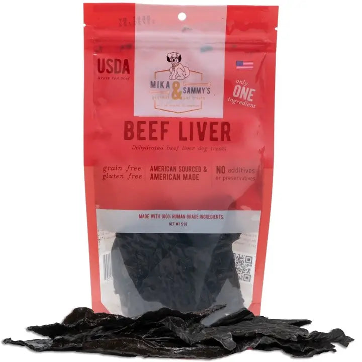 Mika & Sammy's Blazin' Beef Liver 5 oz