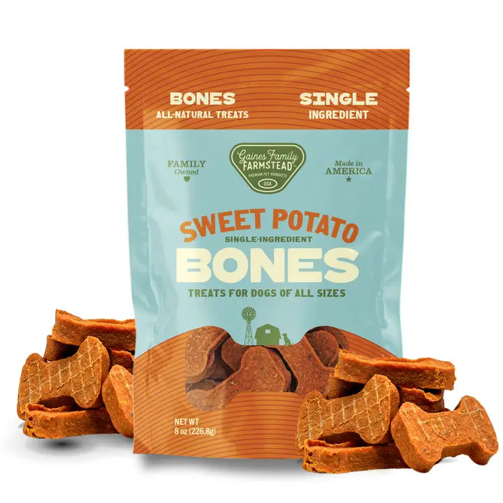Gaines Sweet Potato Bones 8 oz