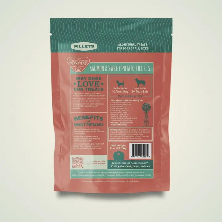 Gaines Salmon and Sweet Potato Fillets 8 oz