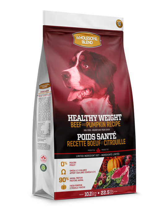 WHOLESOME BLEND HEALTHY WEIGHT BEEF - DOG FOOD