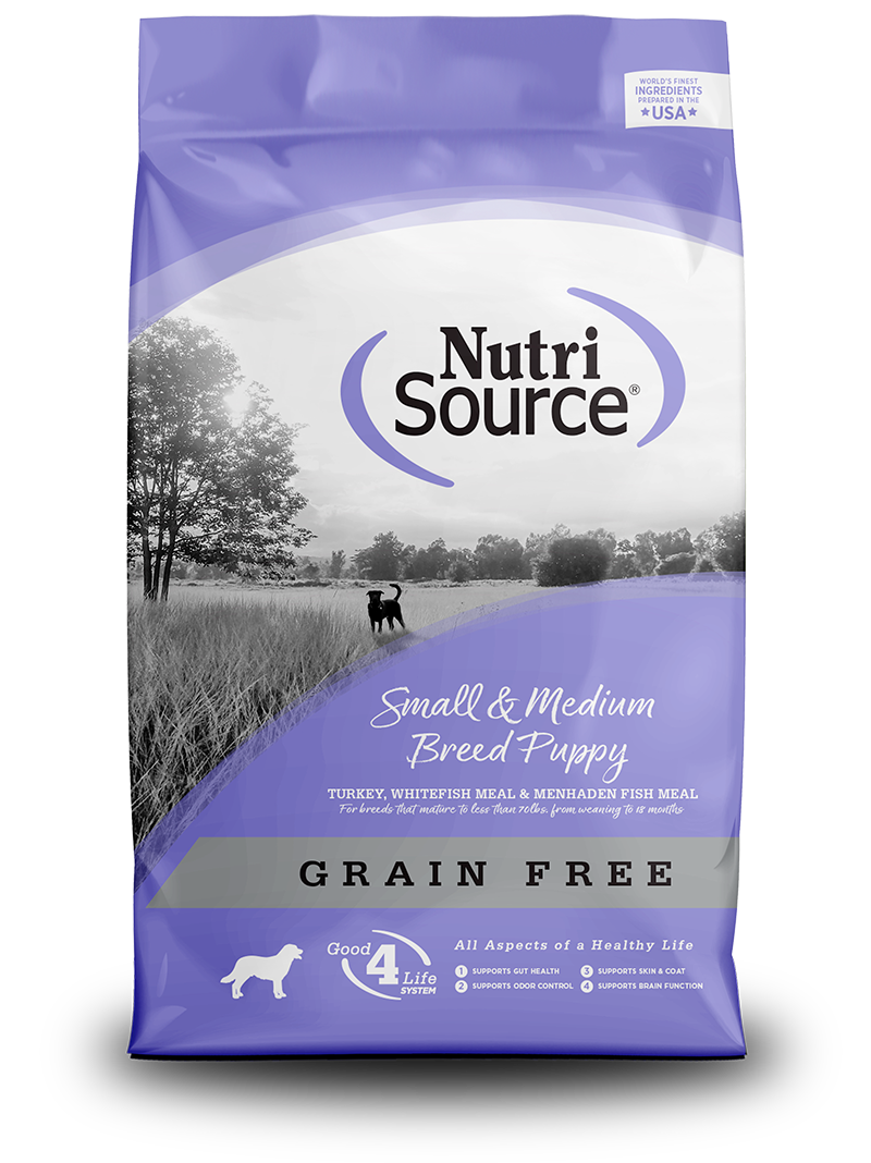 NUTRISOURCE GRAIN FREE SMALL & MEDIUM BREED PUPPY