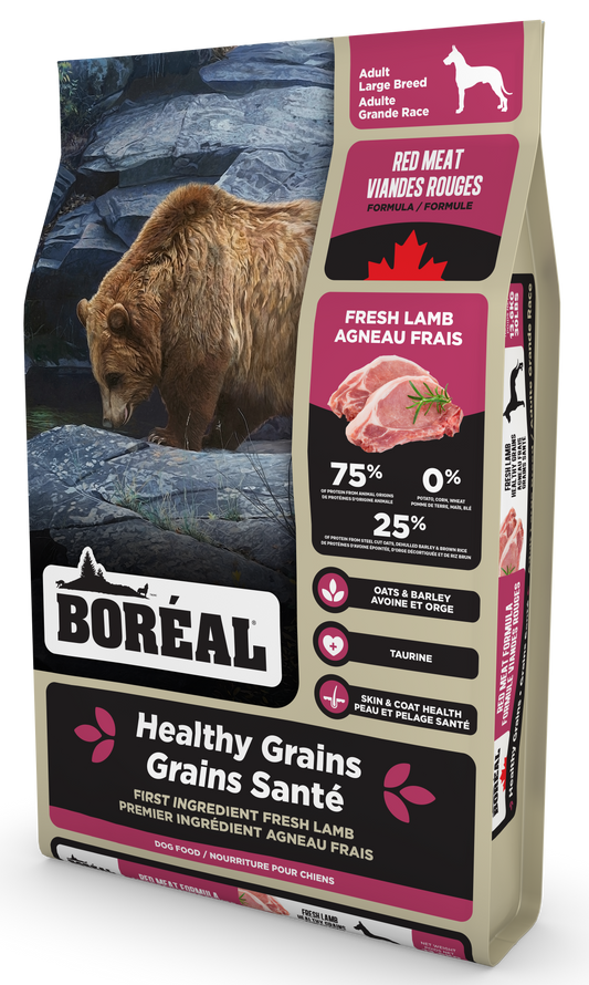 BOREAL HEALTHY GRAINS LARGE BREED RED MEAT - DOG FOOD