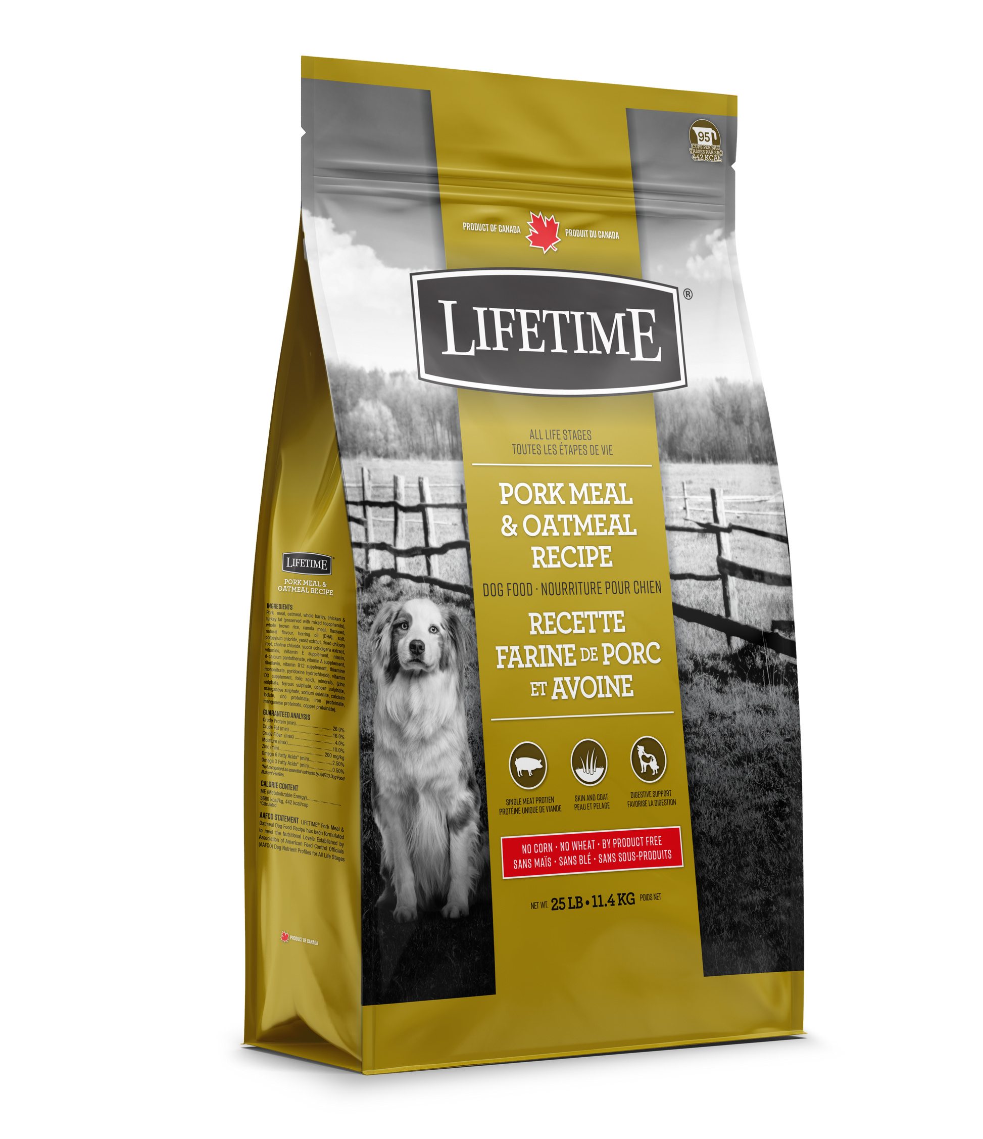Lifetime fish and top oatmeal dog food