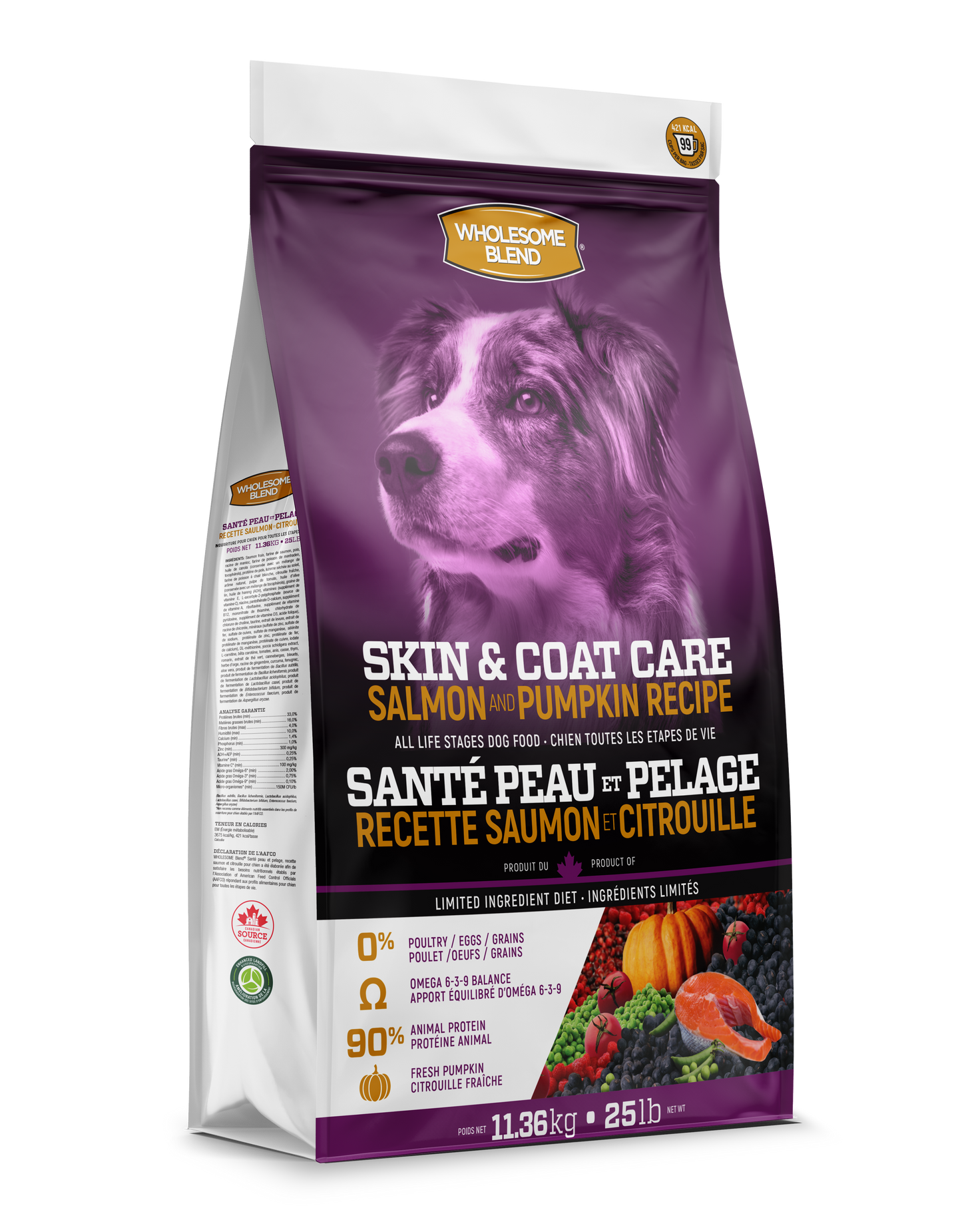WHOLESOME BLEND SKIN & COAT CARE SALMON - DOG FOOD